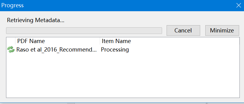Zotero提取PDF元数据